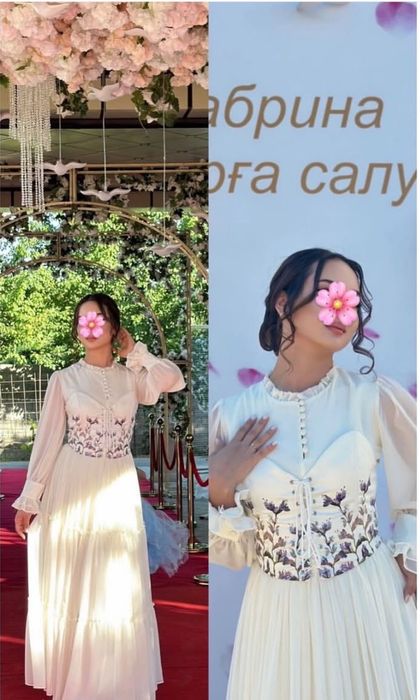 Платье с корсетом