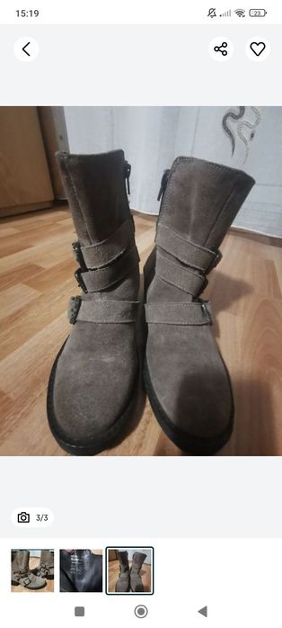 Cizme dama Lumberjack piele naturala intoarsa  36