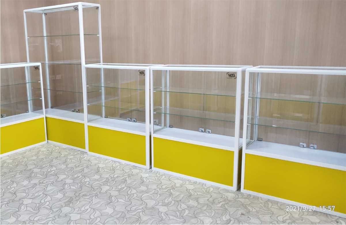 Стеклянные витрины, прилавки, лучшее заводское качество