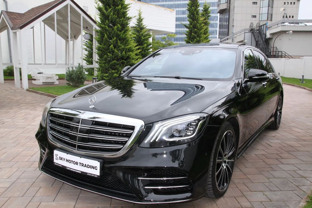 Mercedes-Benz S AMG Plus 340PS 63TKM!!/ Masaj/ Burm 3D/ 3xTV/ HUD/ Pano/ Fridge/ TVA D