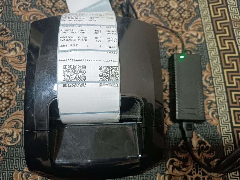 Наклейка термопринтр этикетка