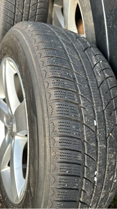 Jante originale Audi cu cauciucuri iarna 205/60R16 dot2020 5x112