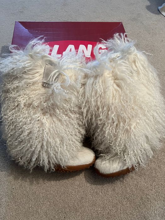 Cizme Olang blana naturala oaie tibetana 36.5