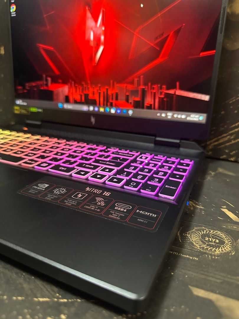 Laptop Gaming Acer Ca NOU RTX 4050 Garantie 165Hz 16GB RGB 512GB SSD