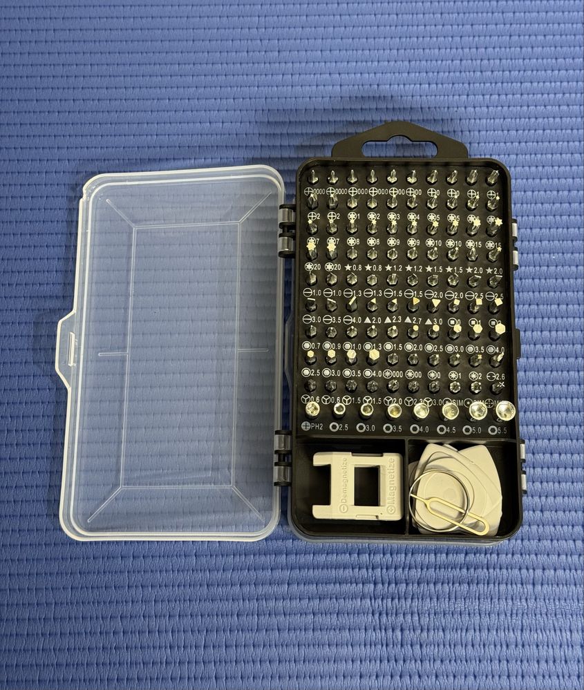 Set surubelnite de precizie 115 in 1 - trusa completa