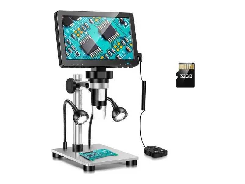 Microscop Digital 1080P ecran 7 inch Marire 1200X card 32GB inclus