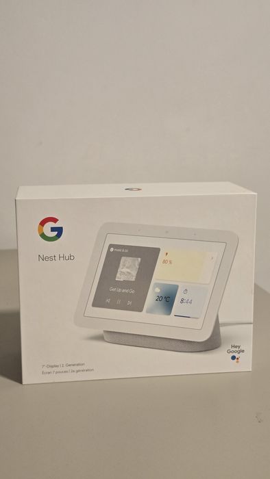 Google Nest Hub 2nd Gen ca nou, pachet complet