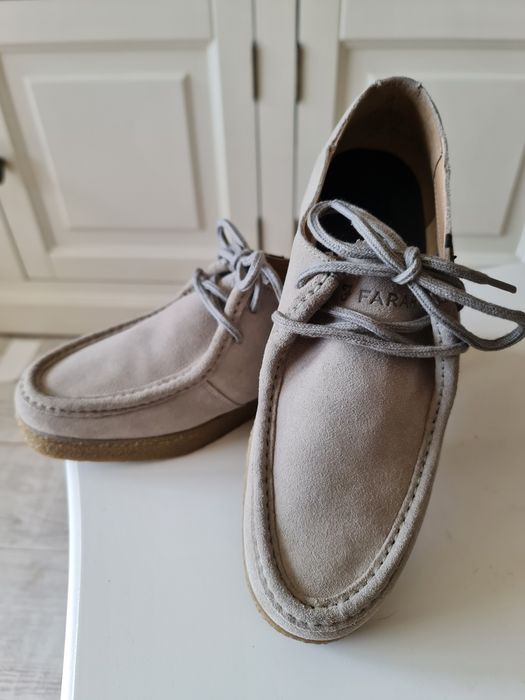 Pantofi piele intoarsa Farah barbati