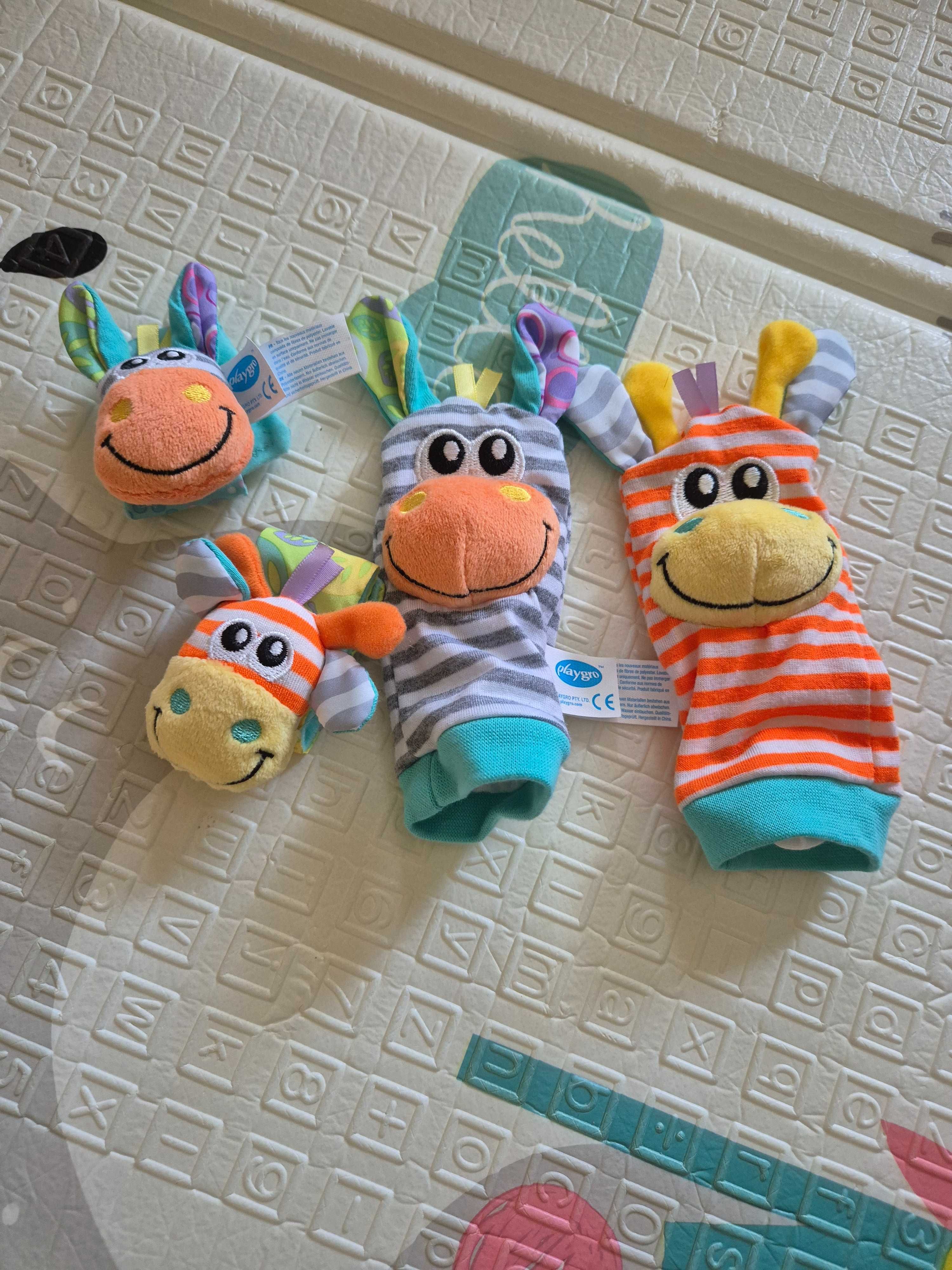 Playgro Дрънкалки гривни и чорапи 0+ ДЖУНГЛА REFRESH