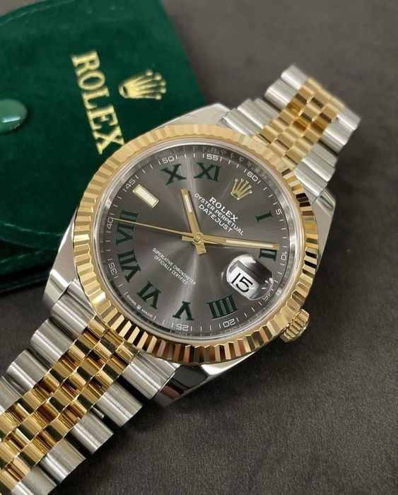 Rolex datejust wimblendon bicolor 41,mm