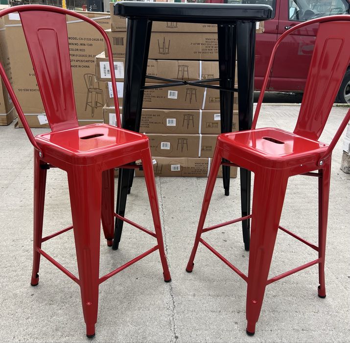 Нови Маси Бар столове и маси метални, градински, интериор