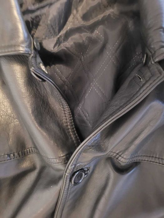 Мъжко кожено яке от естествена кожа - 98лв. Черно, размер L.