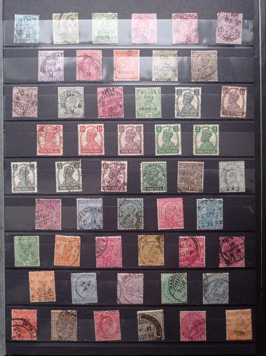 Timbre de colectie Australia coloni Marea Britanie Anglia India fiscal