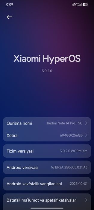 Xiaomi redmi note 14 pro+ 5G