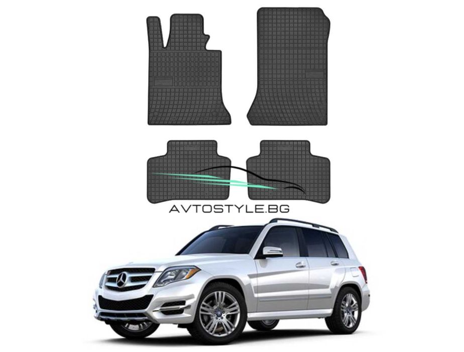 Гумени стелки за Mercedes GLK X204 ,2008-2015 г., Frogum - El Toro