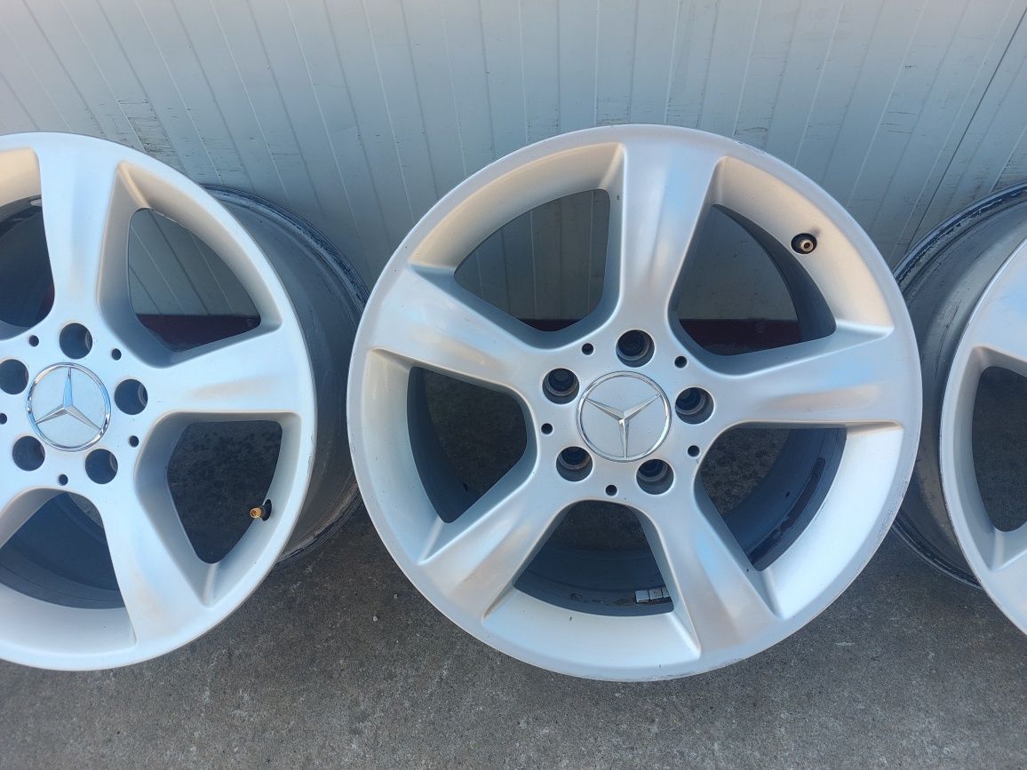 Jante aluminiu r16 / Mercedes Vw Audi Skoda Seat / 5x112/ DOUA LATIMI