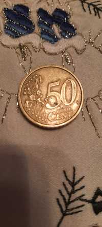 Monedă de colecție 50 euro cent 2002