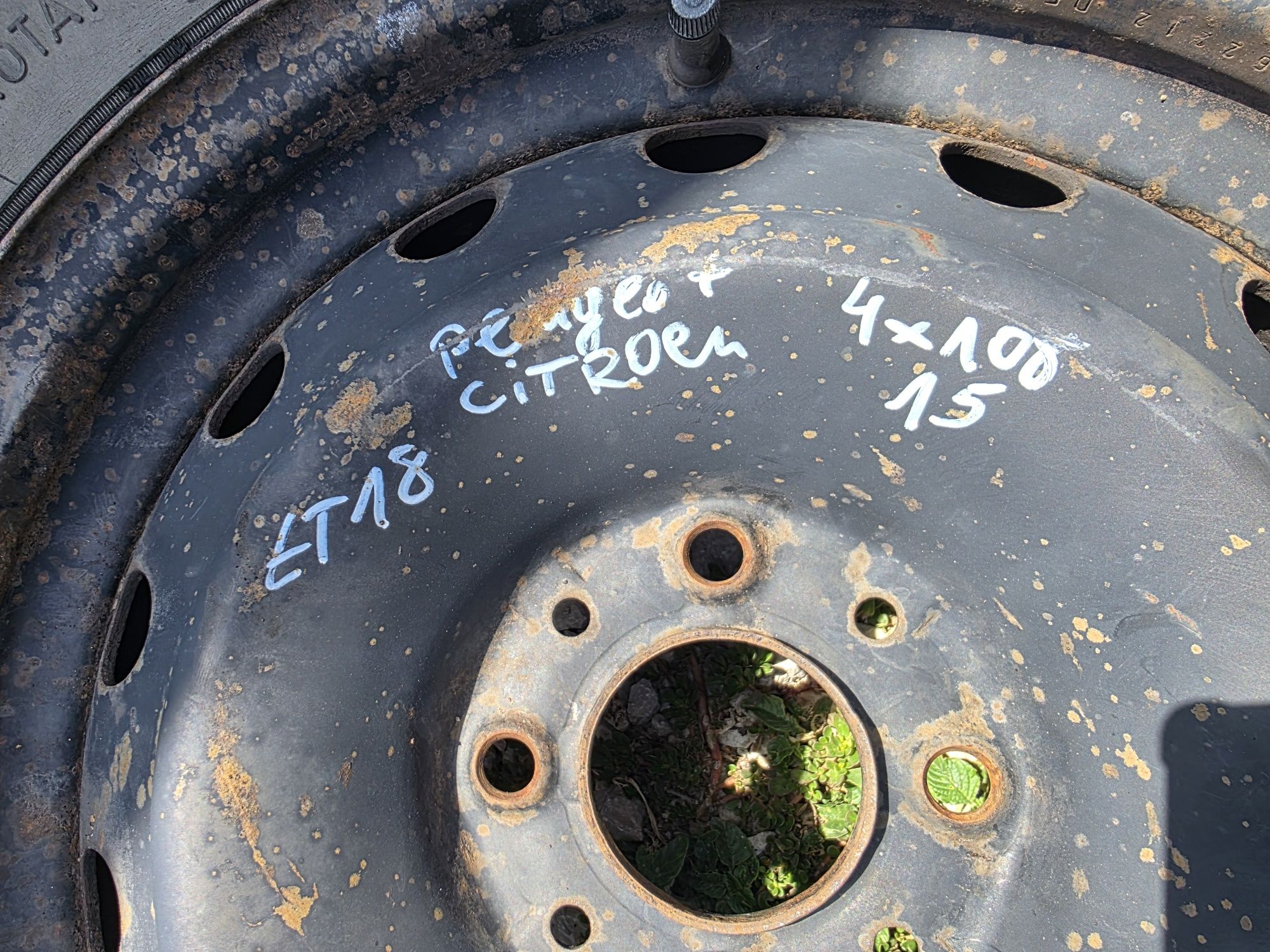 Железни джанти 4 x 108, R15 ET18 Ц.О. 65,1 мм