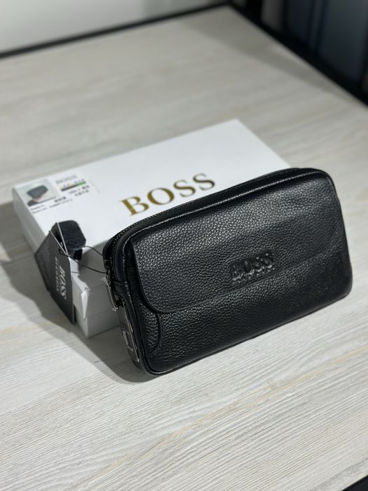 Барсетка  с замком по отпечатку пальца