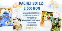 Super Oferta botez All Inclusive! DOAR 2.500 ron!!