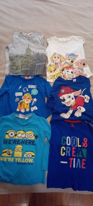 20 броя 98-104 памучни близки с дълъг ръкав