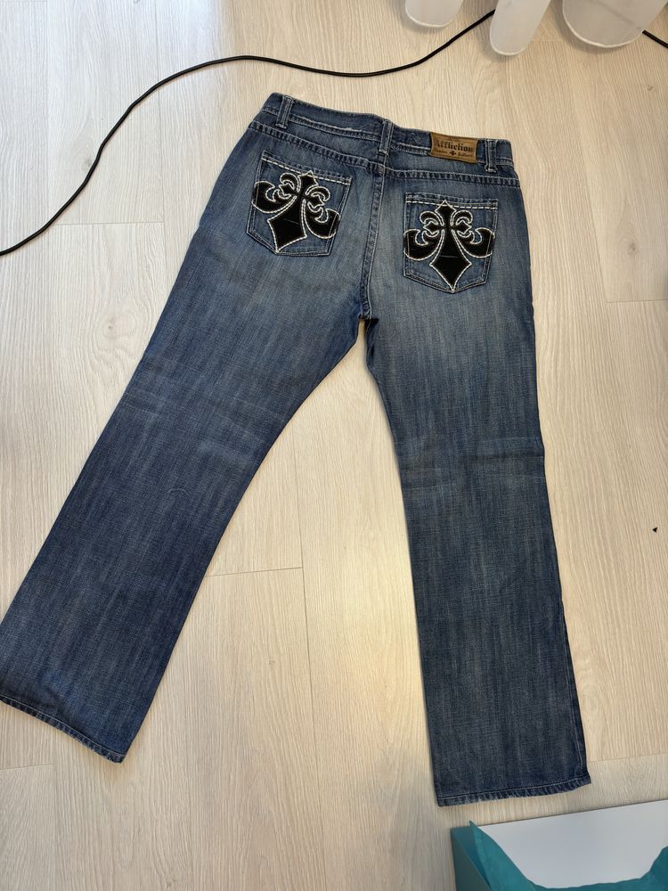Blugi Baggy Affliction Denim Killer Y2K Vintage