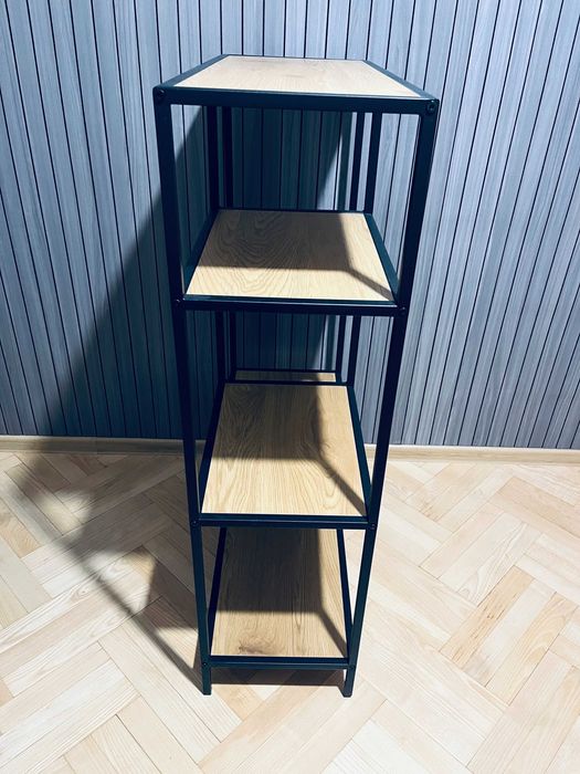 Етажерка TRAPPEDAL -  5 и 7 рафта див дъб/черно