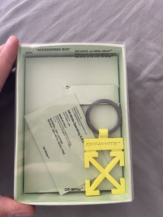 Breloc OFF-White Arrows Fluo Yellow