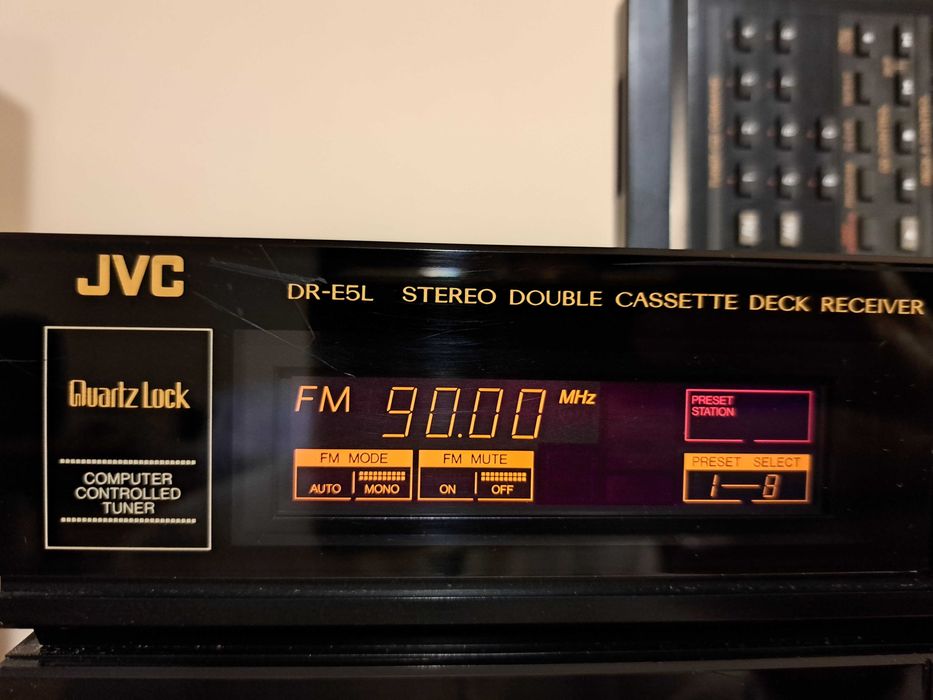 Sistem audio vintage JVC DR-E5L , 1986