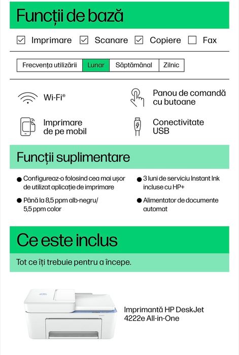 Imprimantă HP DeskJet422e