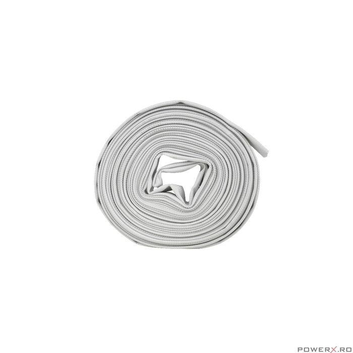 Furtun apa 1"20 metri, tip pompieri, cauciucat, 8 bari, Verke