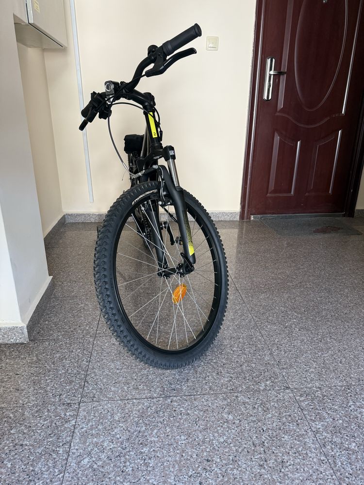 Детски планински велосипед 24" Rockrider ST 500, ЧЕРЕН
