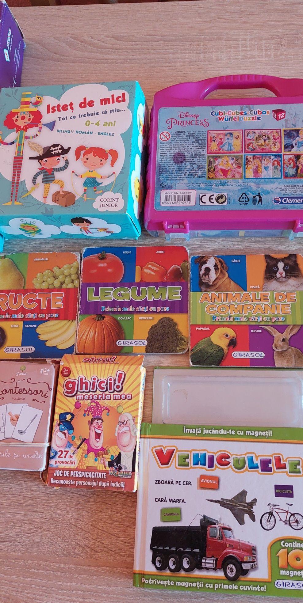 Lot de  cărticele-jocuri educative pentru grădiniță