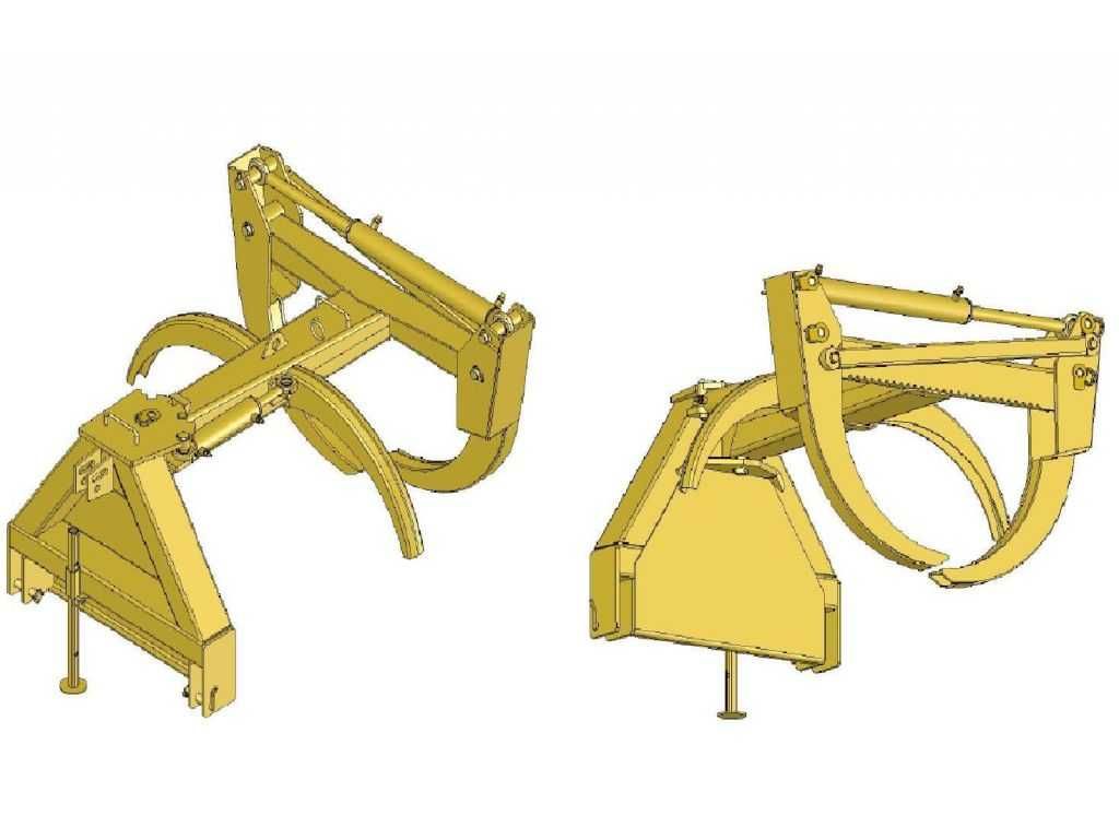 Грайфер щипка за безчокерен извоз на дървени трупи ГБИ-22
