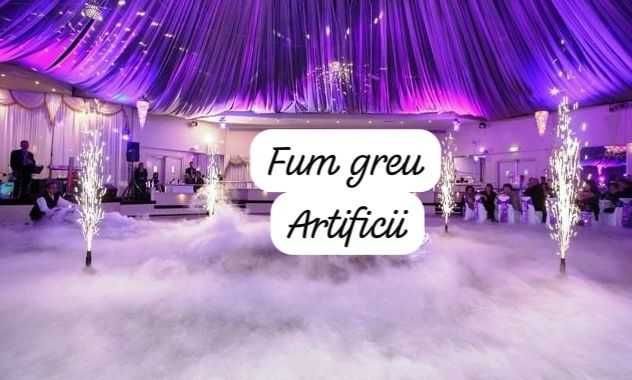 Schela Lumini Profesionala , Globuri disco,Fum greu nunta , Artificii