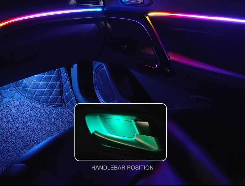Kit lumini ambientale auto premium 18in1, Simphony , Neon Acrilic