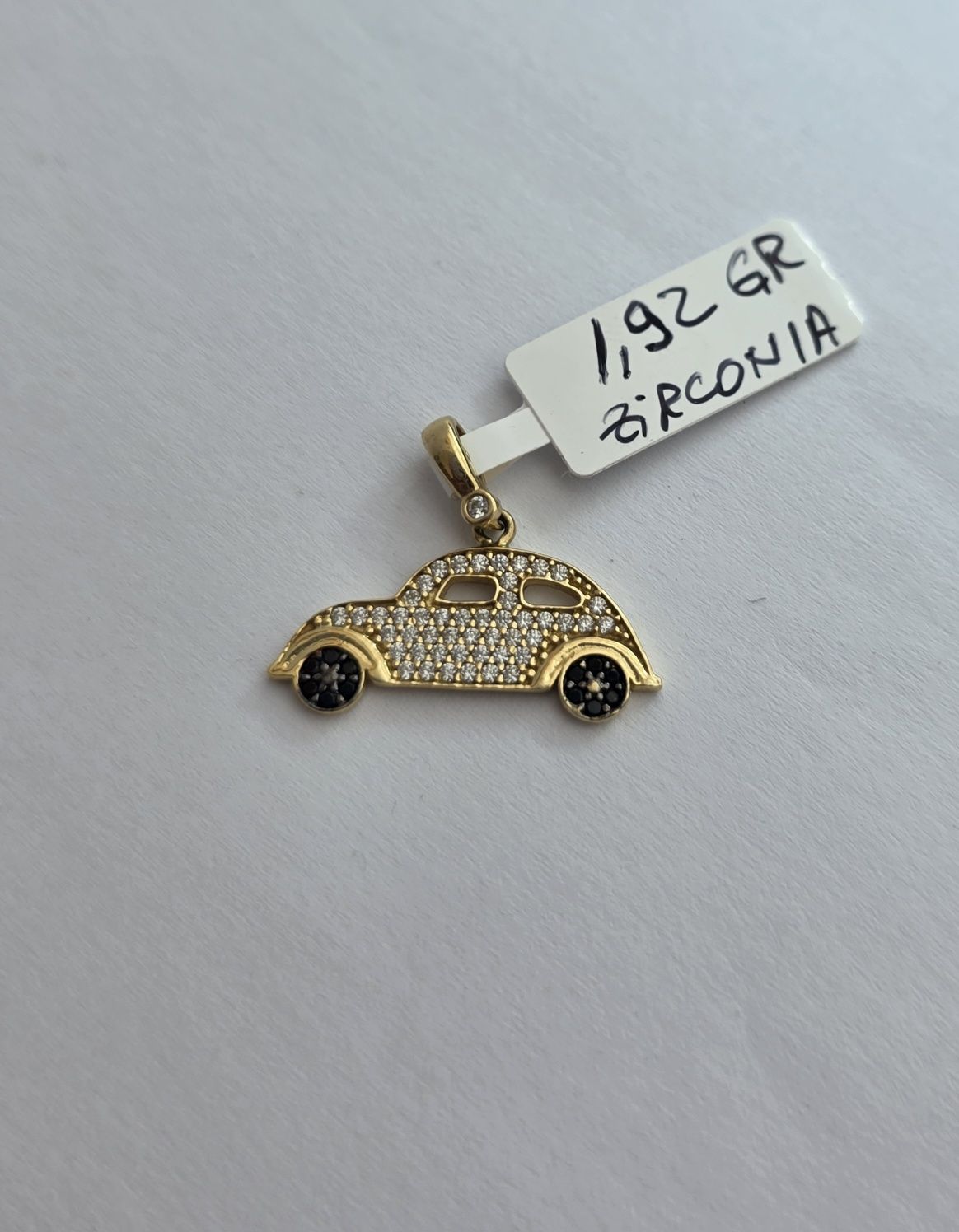 Pandantiv Aur 14K zirconia midel unic ARjewels