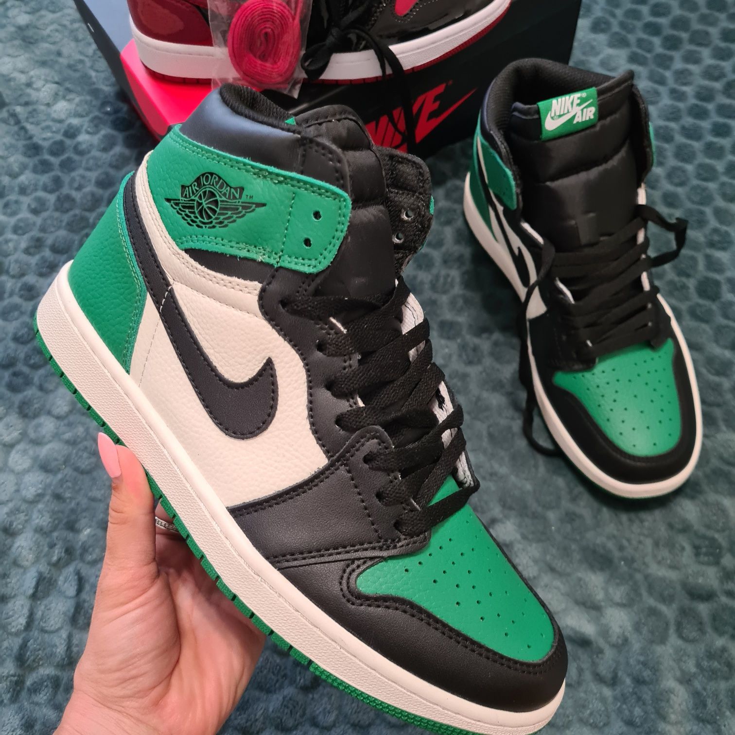 Jordan 1 Pine Green - piele naturala/size 40,41,42,43,44,45/premium