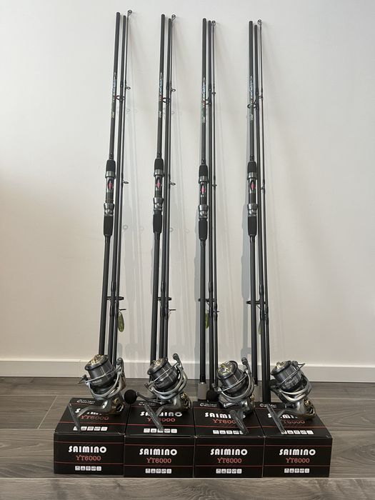 Set 4 Mulinete WindBlade YT 6000 + 4 Lansete WindBlade CA-2 3.60 m