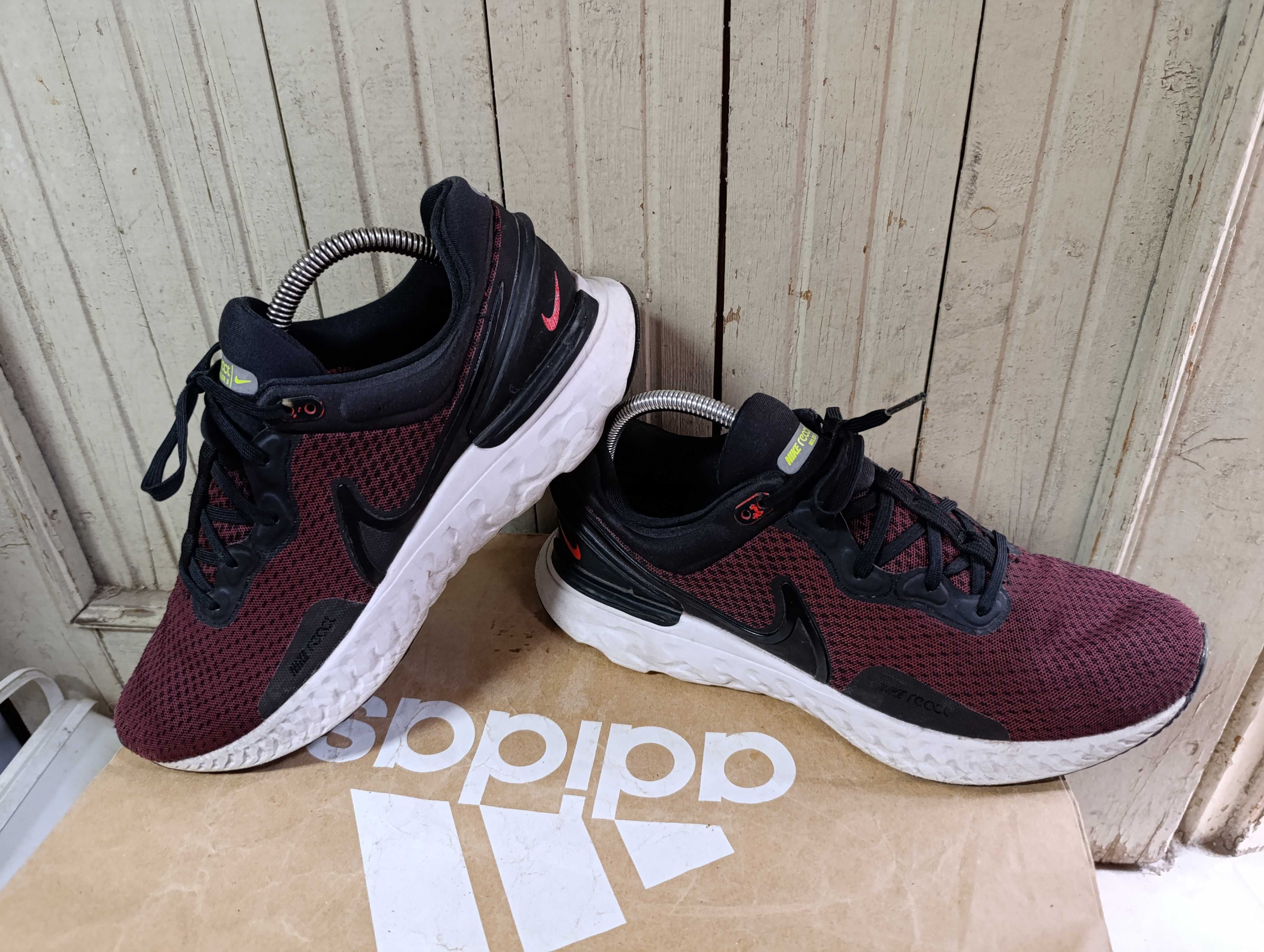 Nike React Miler 3 Black Red''оригинални маратонки 43 номер