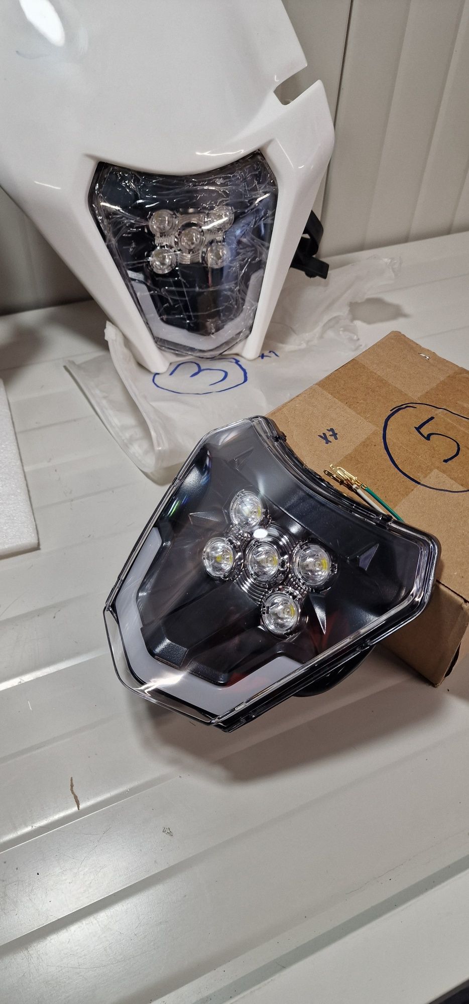 Far  Powerzone led Husqvarna FE TE TX supermoto Enduro 701 17-25