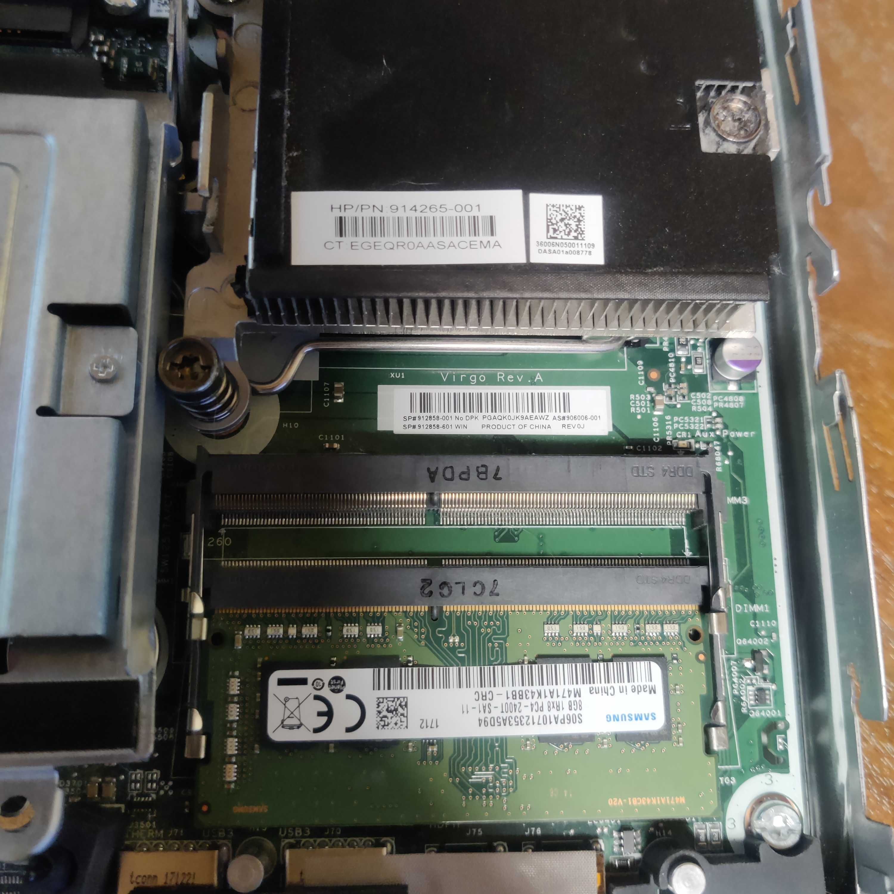 Продавам: Мини компютър HP 400 G3 i3 7100 8GB RAM 512gb M.2 SSD