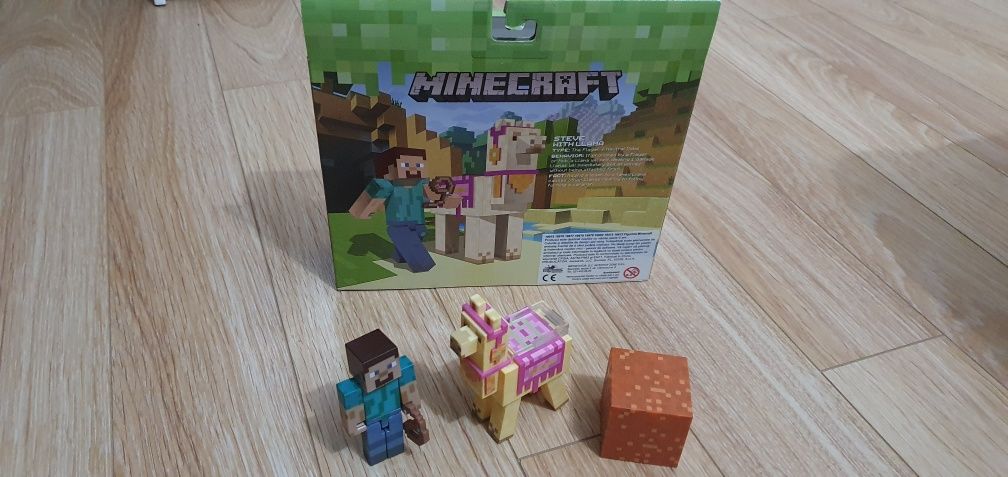 Figurine Minecraft,  Steve With Lama
