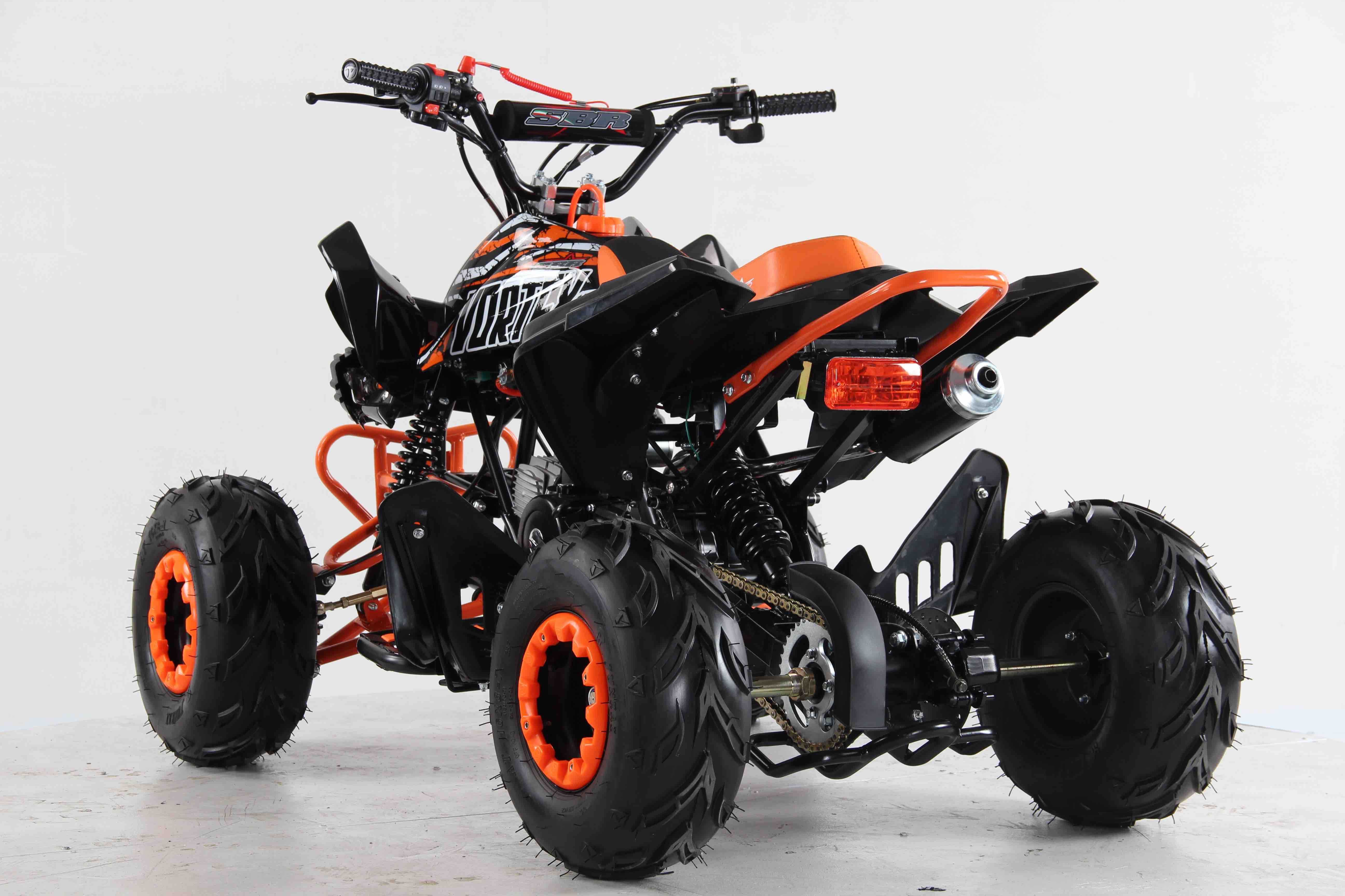Atv SBR Vortex 7" 125cc 4T benzina negru/portocaliu