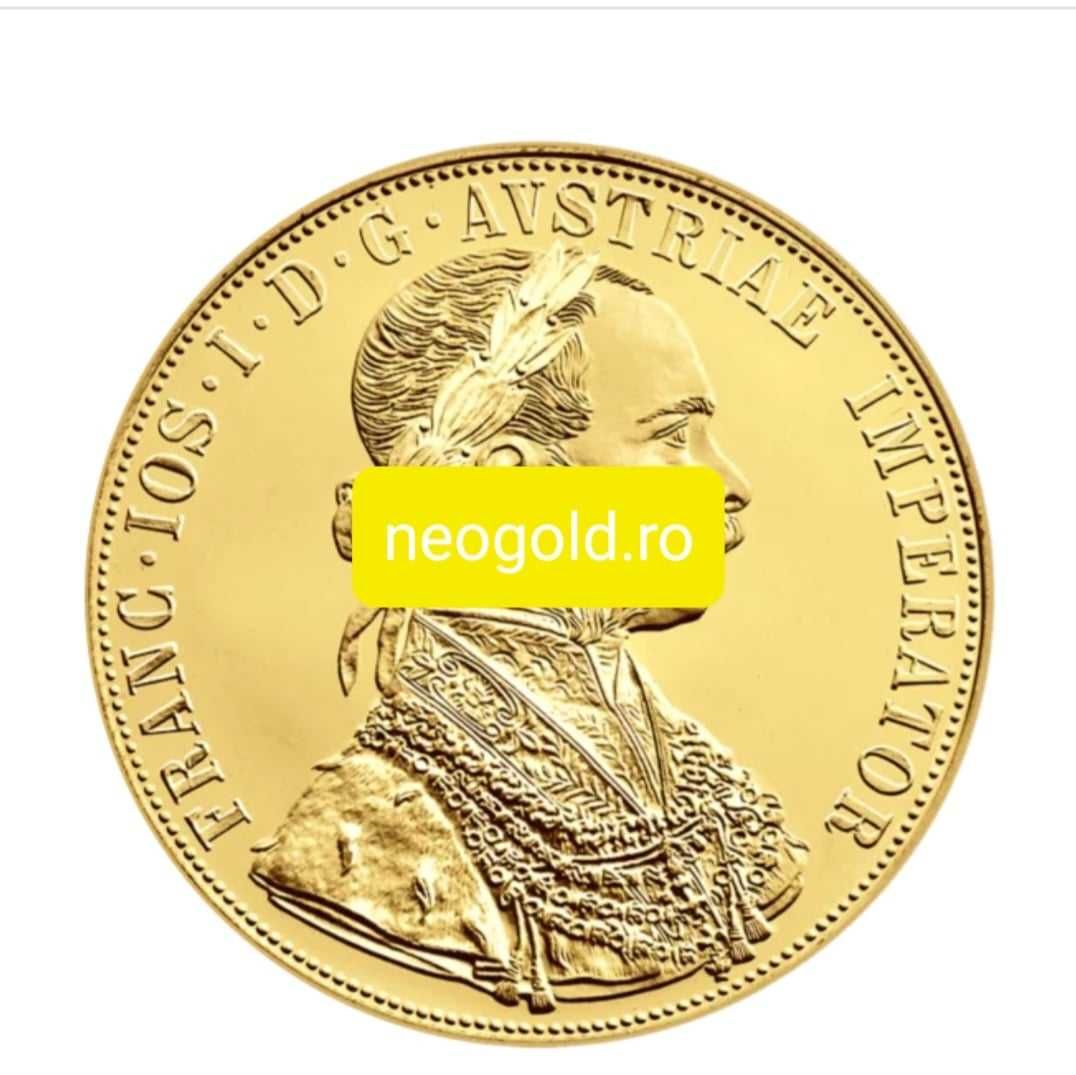 Moneda din aur 4 Ducati 1915 Rebatere moderna 23.6k NEOGOLD.RO