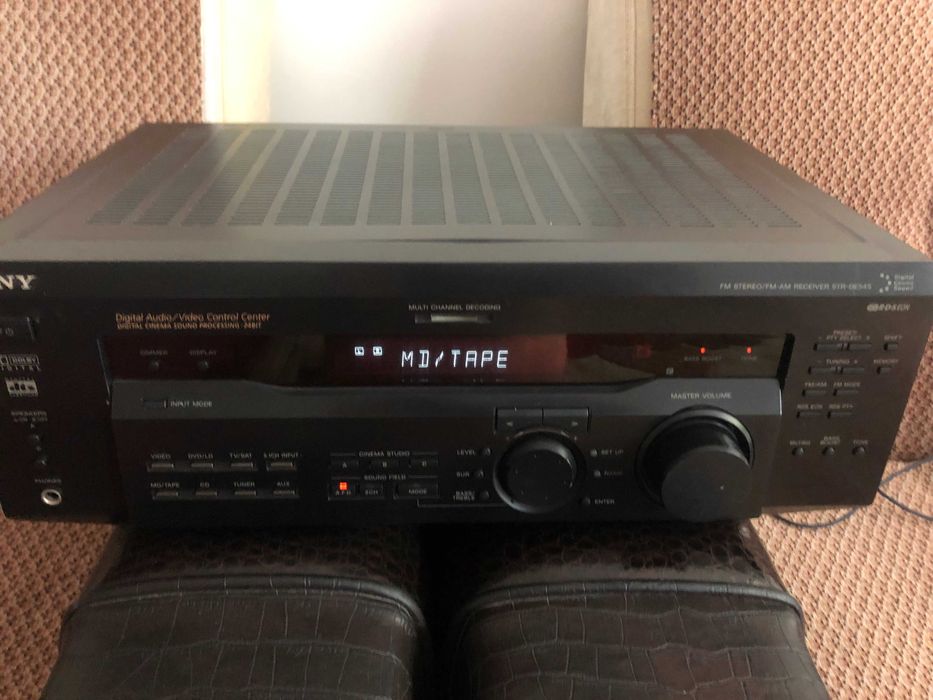 Sony STR-DE 545 Receiver 5.1 Digital A/V Control Center 24BIT.  CA NOU