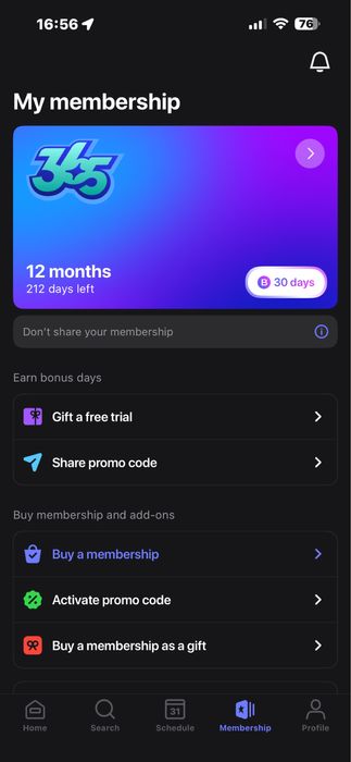 1fit 7 oyli 1 oy bonus 2 oy muzlatish sotiladi