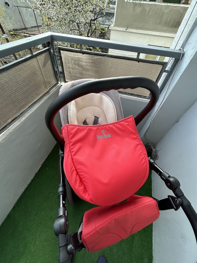 Детска количка Bubа 3 в 1 + подарък детска люлка