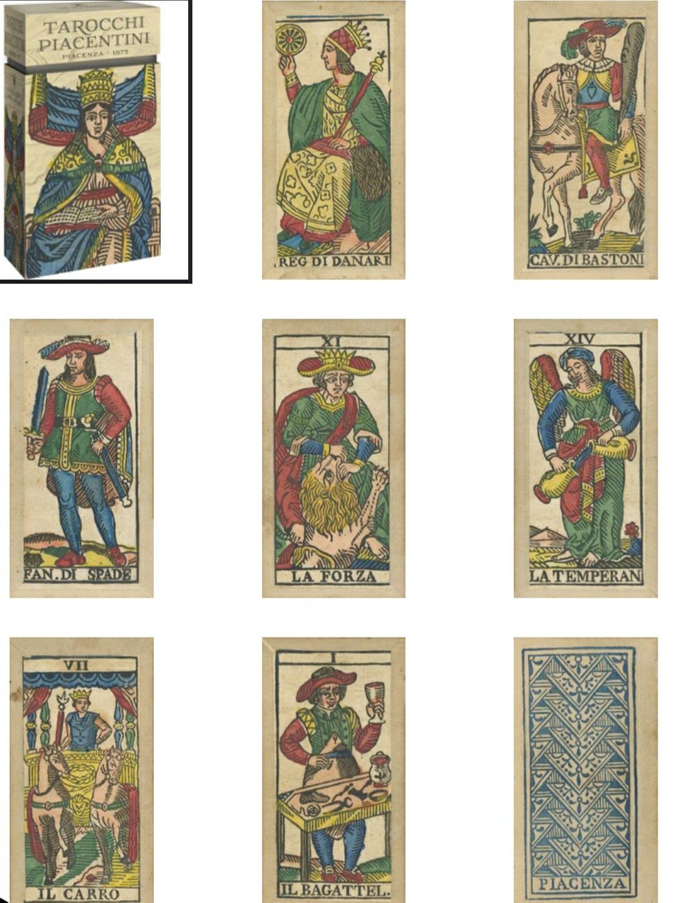 Marseille Vintage Tarot. Lo Scarabeo. Оригинални Таро Колоди.