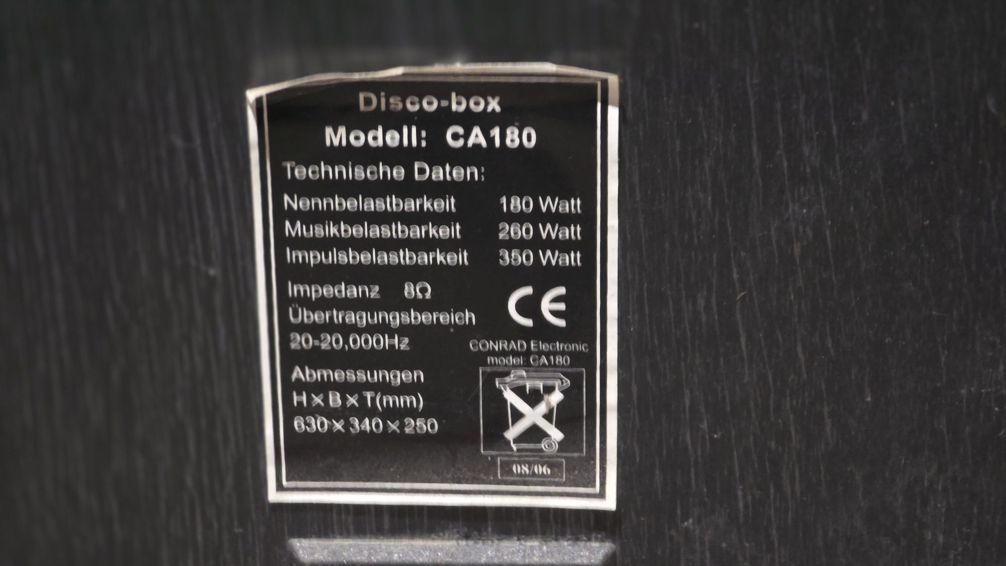 Disco-box  CA180